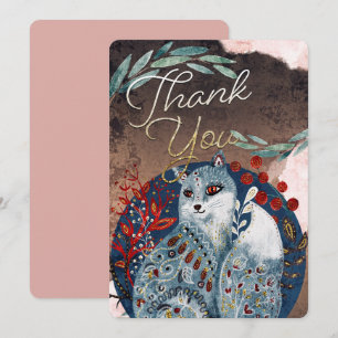 Boho Vintage Cat Tack Inbjudningar
