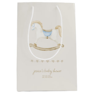 Boho Vintage Rocking Horse Cowboy Baby Shower