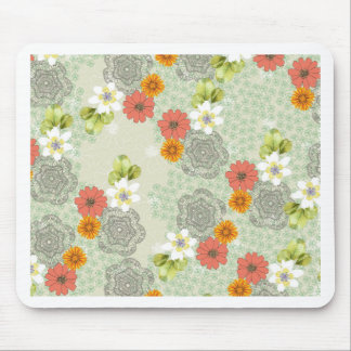 Boho vintageblommor musmatta