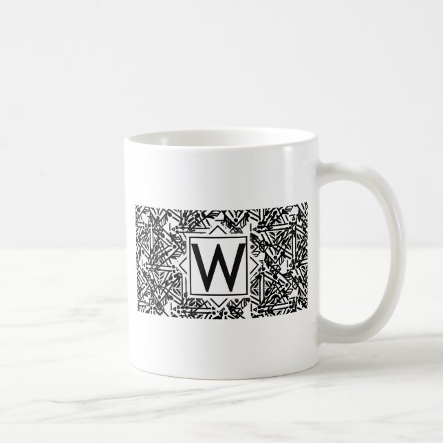 Boho W Monogram Kaffemugg (Höger)