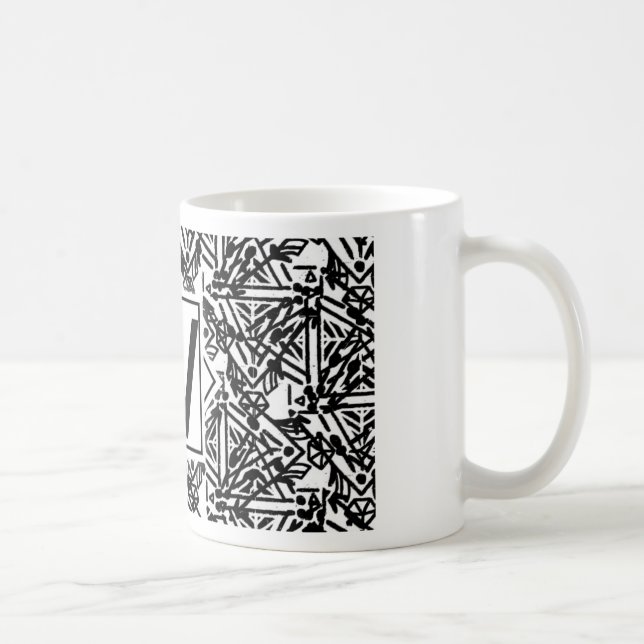 Boho W Monogram Kaffemugg (Höger)