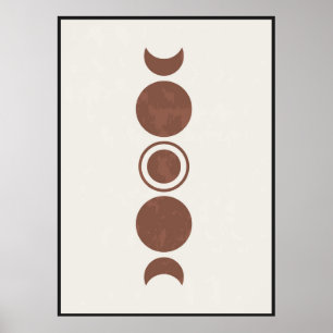 Boho wall art poster