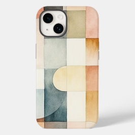 Boho Watercolor Abstrakt Art