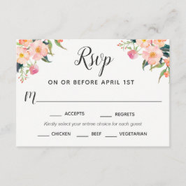 Boho Watercolor Blommigt OSA med Entree Selections