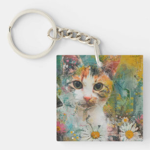 Boho Watercolor Cats - Earthy Kattdjur Art (3)