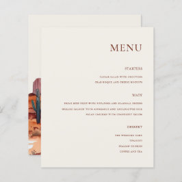 Boho Watercolor Desert Bröllop