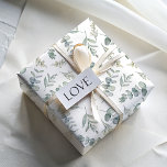 Boho Watercolor Eucalyptus Greenery Bröllop Presentpapper<br><div class="desc">Njut av vår vattenfärgsdesign,  inspiration från teckning från eukalyptus och lush foliage,  som har utformats för att förbättra dessa oförglömliga ögonblick. Perfekt för bröllop,  årsdagar och annat tillför den här fantastiska designen ett inslag av naturskönhet och sofistikering till alla tillfälle.</div>