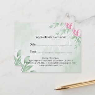 Boho Watercolor Eucalyptus Greenery Möte Tidsbeställning Kort