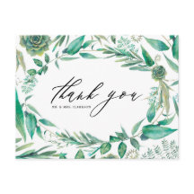 Boho Watercolor Greenery and Succulents Tacks