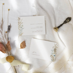 Boho Watercolor kommer att bli mitt Bridesmaid-kor Inbjudningar