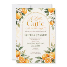 Boho Watercolor Lille Cutie Baby Shower