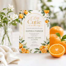 Boho Watercolor Lille Cutie Baby Shower