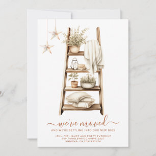 Boho Watercolor Plant Shelf Flytta Meddelande