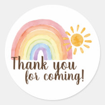 Boho Watercolor Rainbow Sol Tack