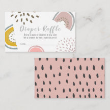 Boho Watermelon Baby Shower Raffle