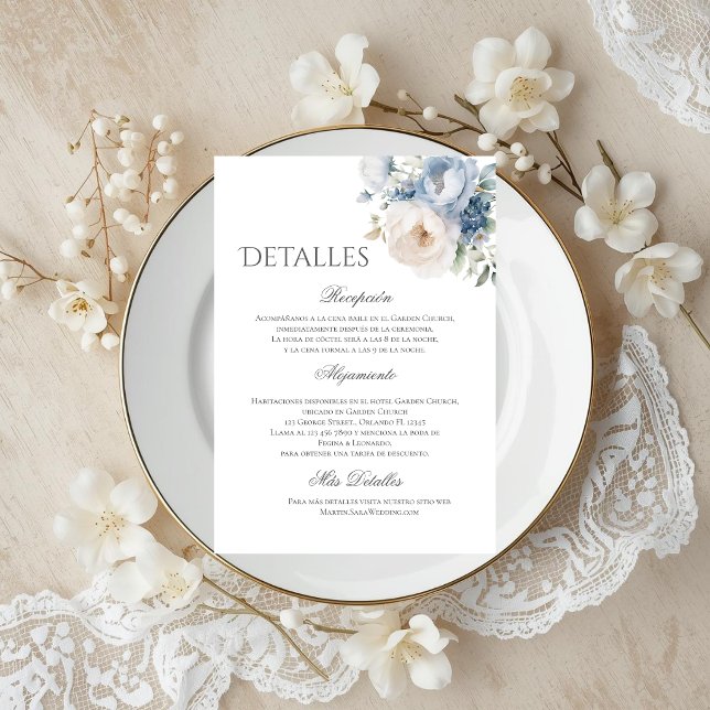 Boho Wedding Details in Spanish Tack Kort (Skapare uppladdad)