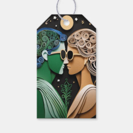 Boho Wedding Favor Presentetikett