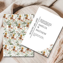 Boho Wedding-inbjudan