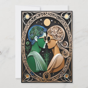 Boho Wedding-inbjudan Inbjudningar