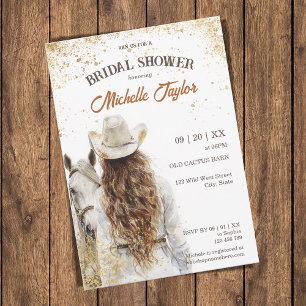 Boho Western Bride Vilda western Cowgirl Inbjudningar
