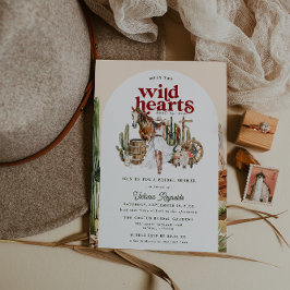 Boho Western Desert | INBJUDNINGSKORT FÖR MÖHIPPAN