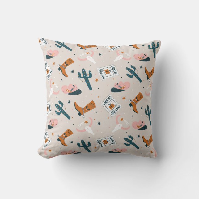 Boho Western jul - Beige Kudde (Framsida)