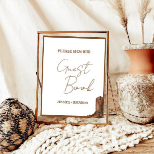 Boho Western, signera vår gäst Bok-signering Poster