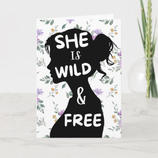 Boho Whimsical Greeting Card Kort