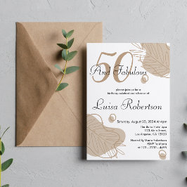 Boho White Modern Löv hela dagen Inbjudningar