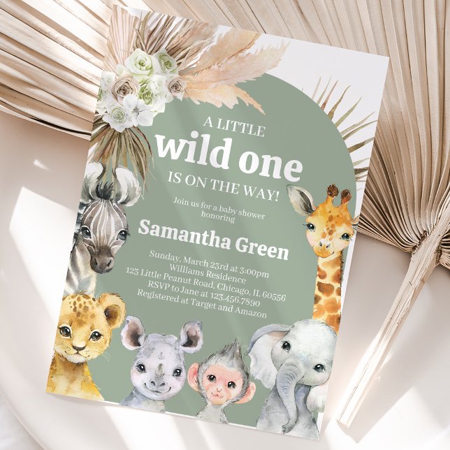 Boho Wild One Barnkalas Inbjudningar (Skapare uppladdad)