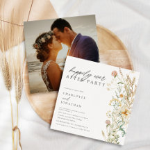 Boho Wildblomal Minimal Elopement Bröllop