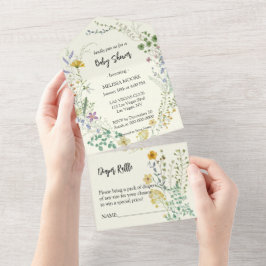 Boho WildblomBaby Shower