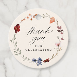 Boho WildblomBaby Shower Gåvor Etiketter