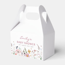 Boho WildblomBaby Shower Presentaskar