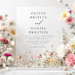Boho WildblomBeige Garden Wedding