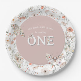 Boho WildblomBlommigt Baby Birthday