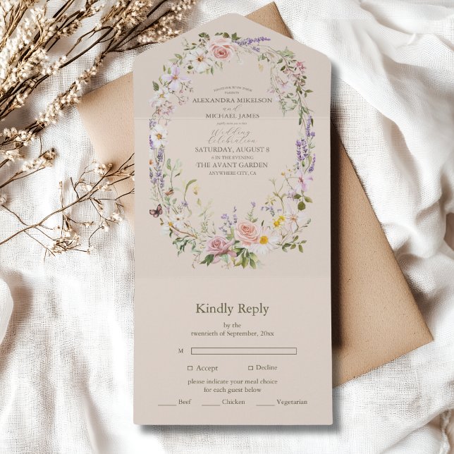 Boho WildblomBlommigt Bröllop (Skapare uppladdad)