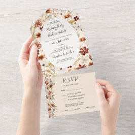 Boho WildblomBröllop