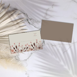 Boho WildblomBröllop Placeringskort