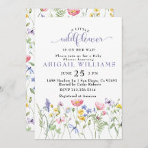 Boho Wildblombutterfly Baby Shower