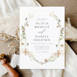 Boho WildblomGarden WedWedding Inbjudningar<br><div class="desc">Lägg era gäster i naturens romantik med vår inbjudan till Boho Wildblomsbröllop. Den här inbjudan inspireras av skönheten hos omanipulerade blommor och fångar kärnan av ett fritt andat firande. Den förtjusande designen har delikata vildblommor som dansar mitt i lush grey och anger perfektens ton för ditt trädgårdsbröllop. Bho-chicens estetik kompletteras...</div>