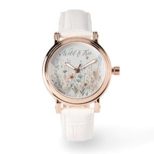 Boho Wildblomma Armbandsur