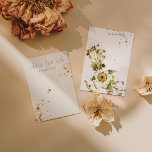 Boho Wildblomma Bröllop well Önskemål och Advice<br><div class="desc">Detta vackra önskemål och rådgivningskort i bröllop är perfekt för alla boho inspirerade bröllop och kan användas för alla evenemang. Perfekt för Bröllop, Möhippor, Förlovningsfest, Bachelorette Party m.fl. Hjärtliga budskap om att bruden och brudgummen i åratal ska uppskatta för komen. En möhippa för roligt. Gör ett underbart alternativ till gästen...</div>