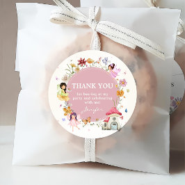 Boho Wildblomma Fairy 1st Birthday Party Gåvor Etiketter
