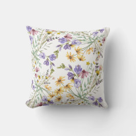 Boho Wildblomma Kudde