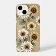 "Boho wildblomma mönster för telefonfodral,