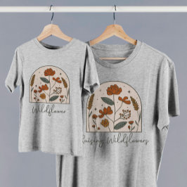 Boho Wildblomma Mor Dotter T-Shirt