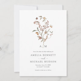 Boho Wildblomma sparar datumet Spara Datumet