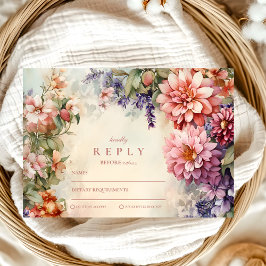 Boho Wildblomme Meadow Studenten OSA Kort