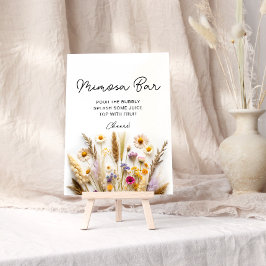 Boho WildblomMimosa Pub Poste Poster